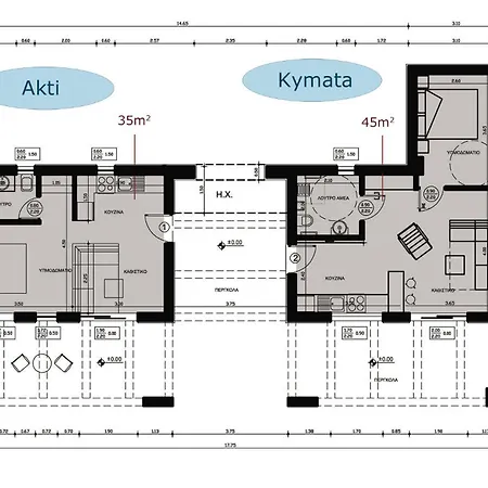 شقة Alekos Houses-akrotiri Kounopetra